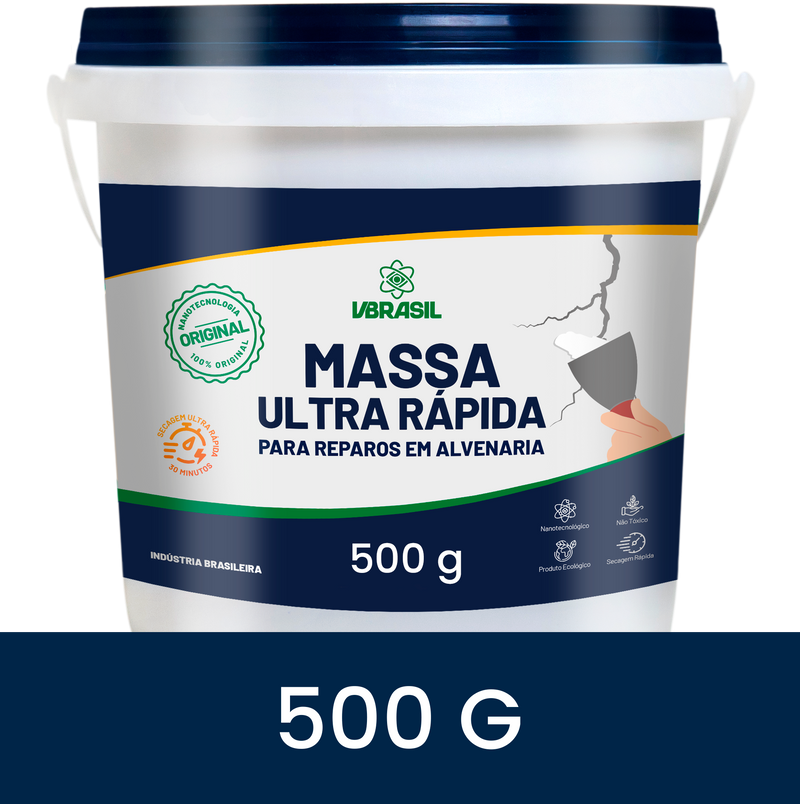 MASSA ULTRA RÁPIDA VBRASIL 500G